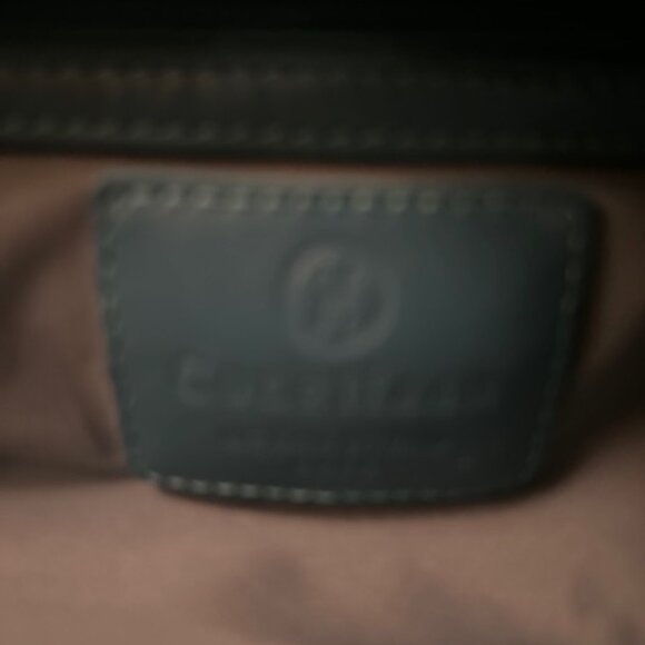 Cole Haan "Megan Straw" Shoulder/Satchel Bag with Leather Trim-VGUC - Picture 7 of 15